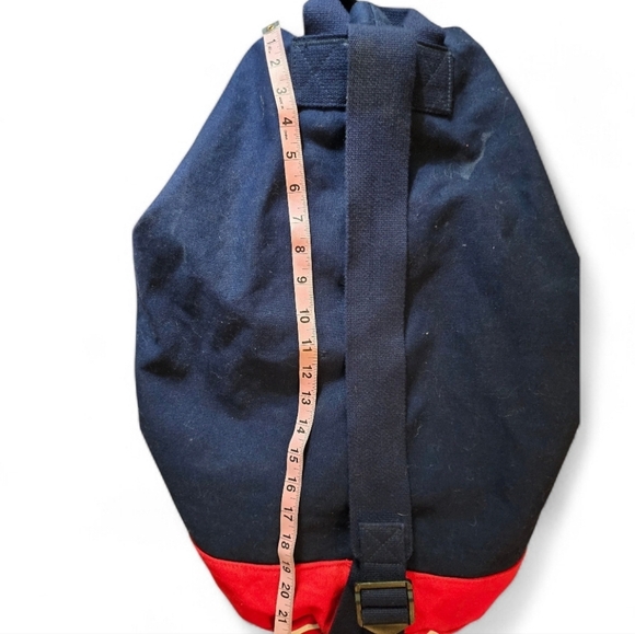 Vintage \'90\'s Tommy Hilfiger Blue Rucksack Bag/Backpack